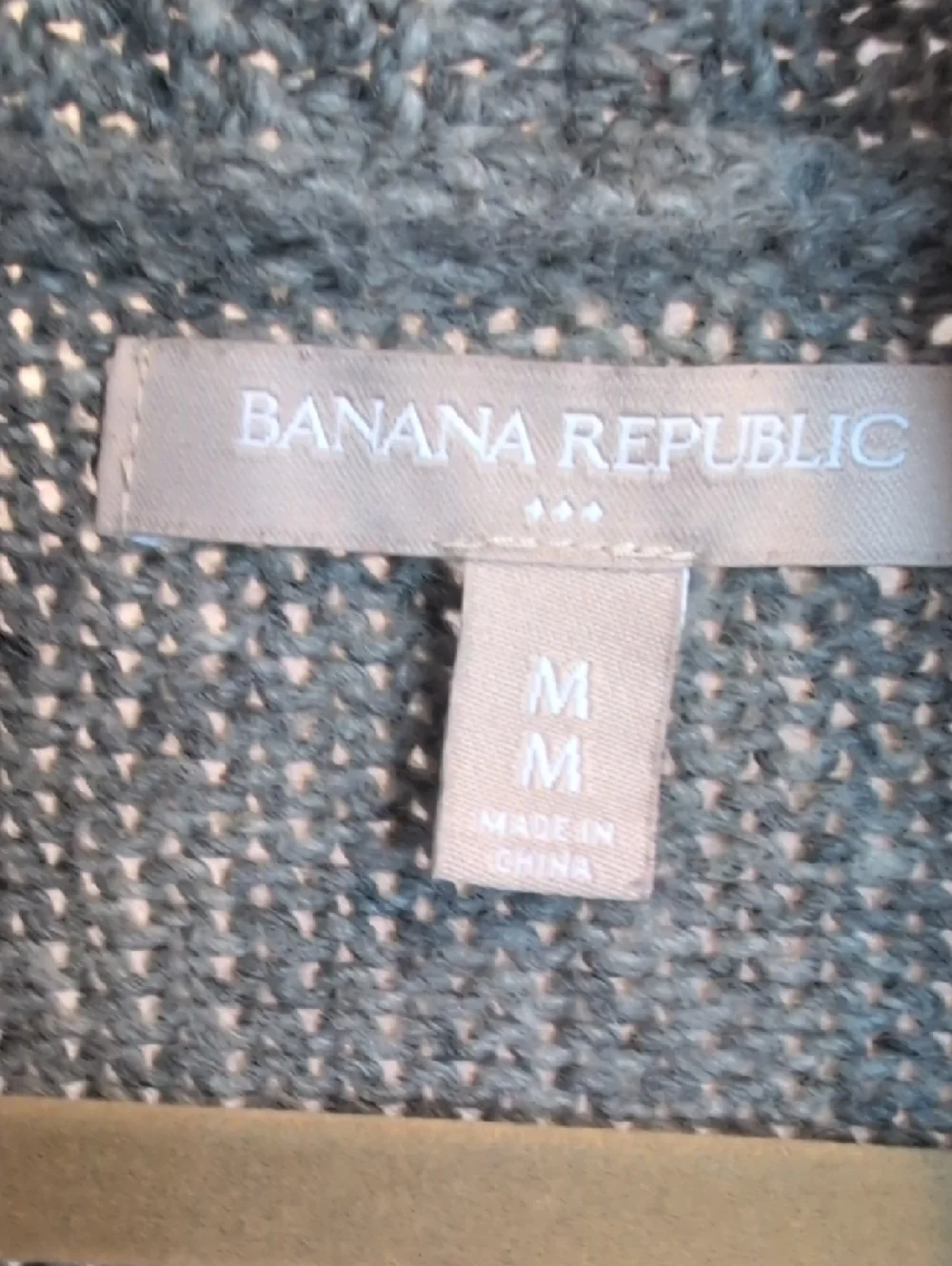 Banana Republic Gray Open-Knit Cardigan - Picture 2 of 3